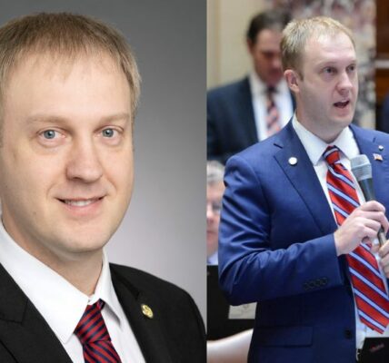Minnesota-Senator-Justin-Eichorn-mugshot-after-arrest