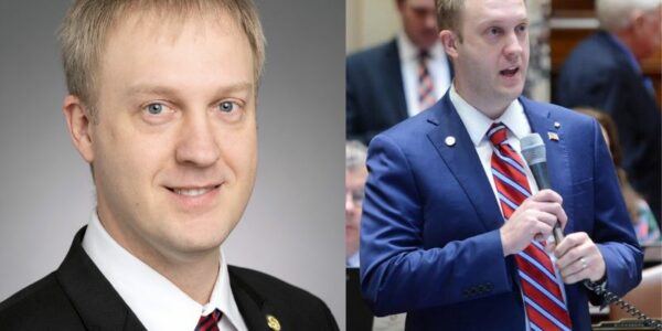 Minnesota-Senator-Justin-Eichorn-mugshot-after-arrest